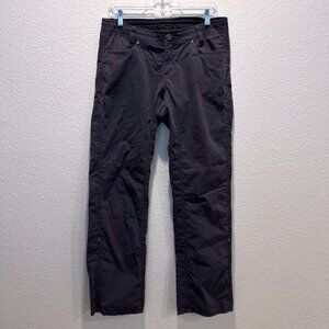 Kuhl Splash Metro Pants Roll Up Hiking Outdoor Stretch Grey Womens 10 Reg